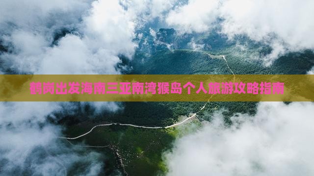 鹤岗出发海南三亚南湾猴岛个人旅游攻略指南