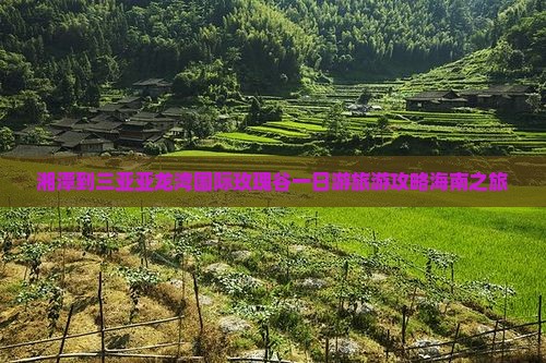湘潭到三亚亚龙湾国际玫瑰谷一日游旅游攻略海南之旅
