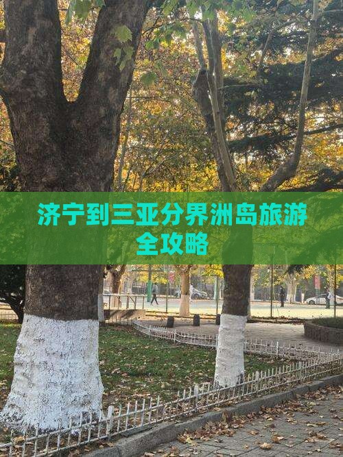 济宁到三亚分界洲岛旅游全攻略