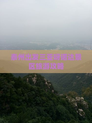 泰州出发三亚呀诺达景区团体旅游