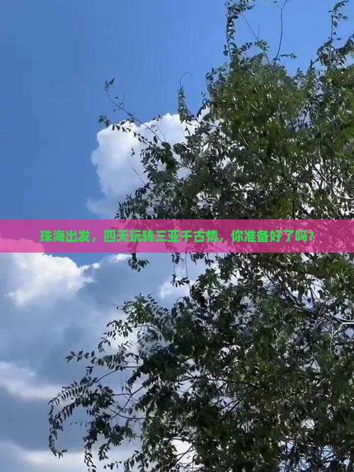 珠海前往三亚千古情四日游