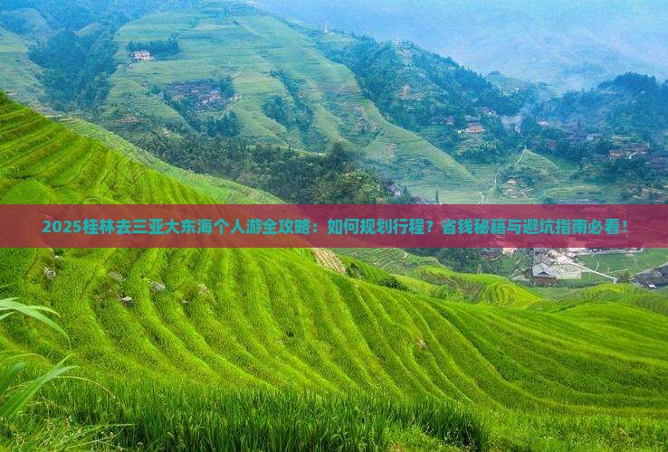 桂林去三亚大东海个人游