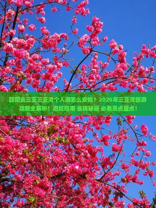 邵阳去三亚三亚湾个人游