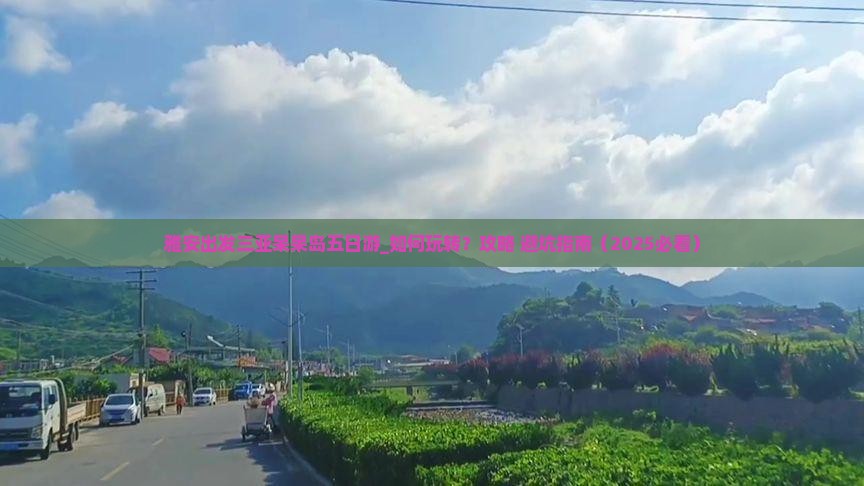 雅安出发三亚呆呆岛五日游