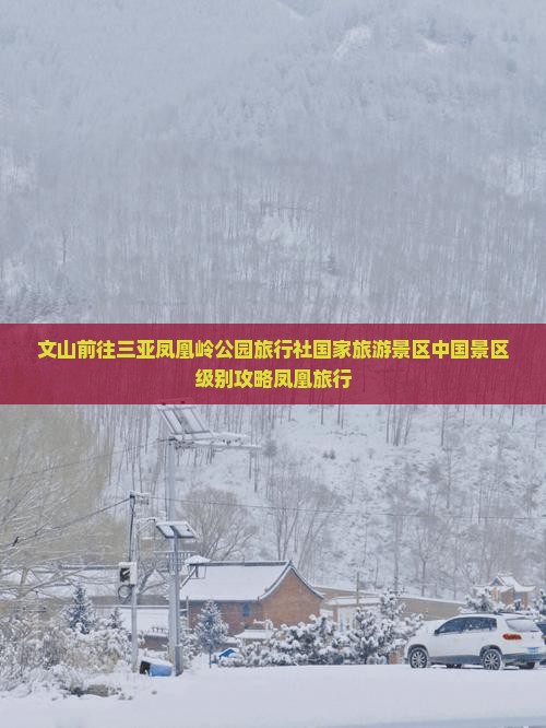 文山前往三亚凤凰岭公园旅行社