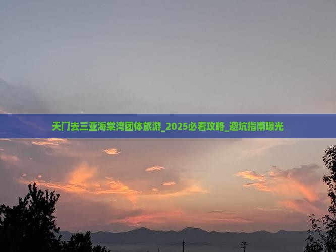 天门去三亚海棠湾团体旅游
