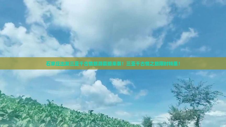 石家庄出发三亚千古情旅游