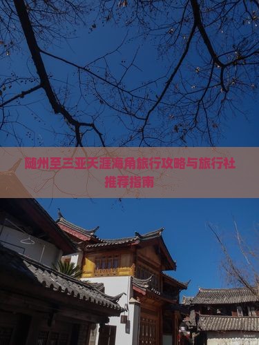随州至三亚天涯海角旅行攻略与旅行社推荐指南