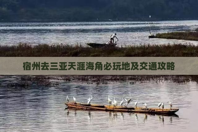 宿州去三亚天涯海角必玩地及交通攻略 宿州去三亚天涯海角必玩地及交通攻略