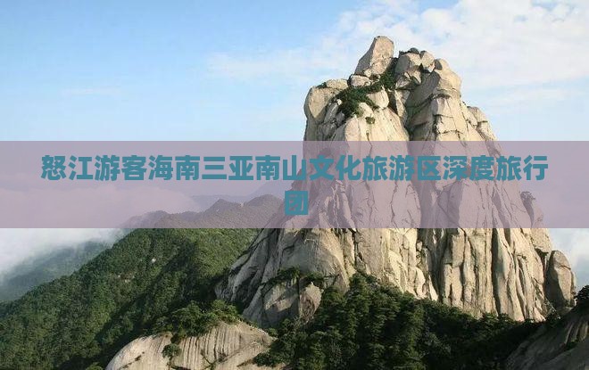 怒江游客海南三亚南山文化旅游区深度旅行团