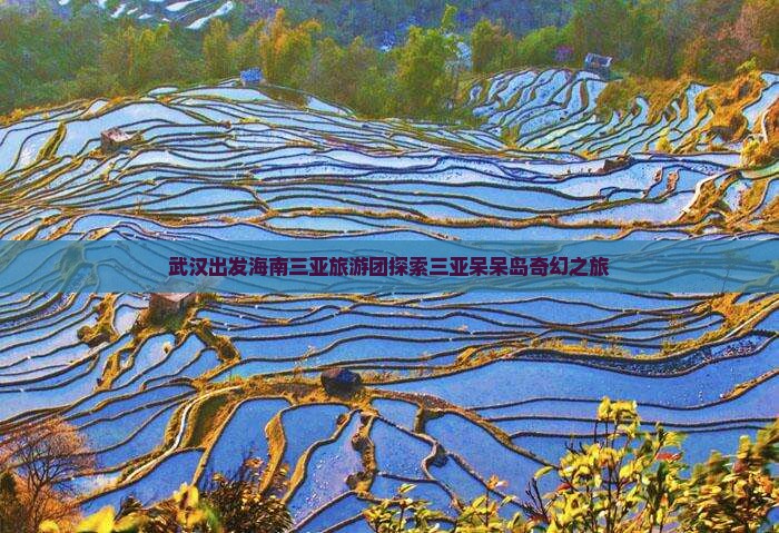 武汉出发海南三亚旅游团探索三亚呆呆岛奇幻之旅