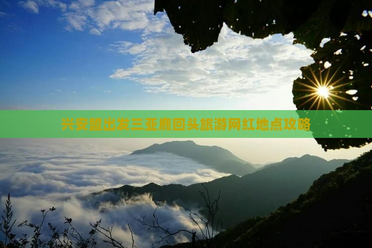 兴安盟出发三亚鹿回头旅游网红地点攻略