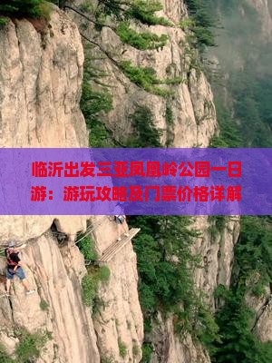 临沂出发三亚凤凰岭公园一日游：游玩攻略及门票价格详解
