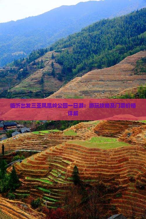 临沂出发三亚凤凰岭公园一日游：游玩攻略及门票价格详解