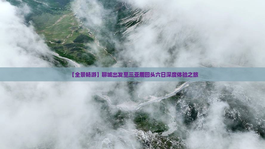 【全景畅游】聊城出发至三亚鹿回头六日深度体验之旅