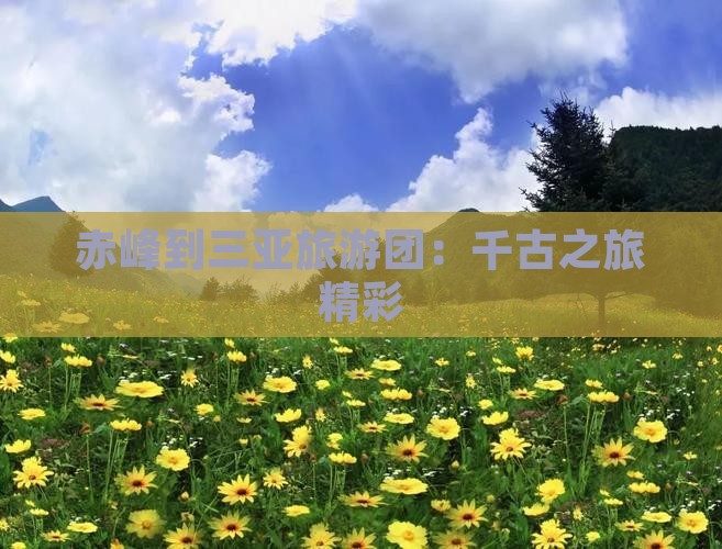赤峰到三亚旅游团：千古之旅精彩