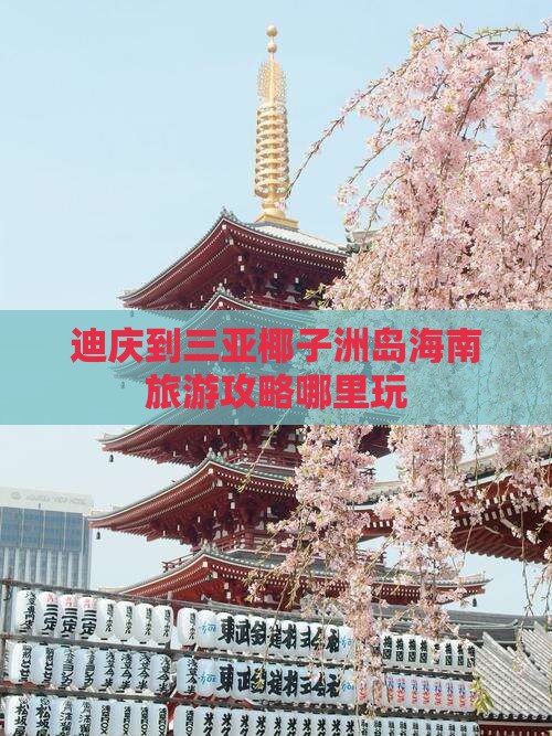 迪庆到三亚椰子洲岛海南旅游攻略哪里玩