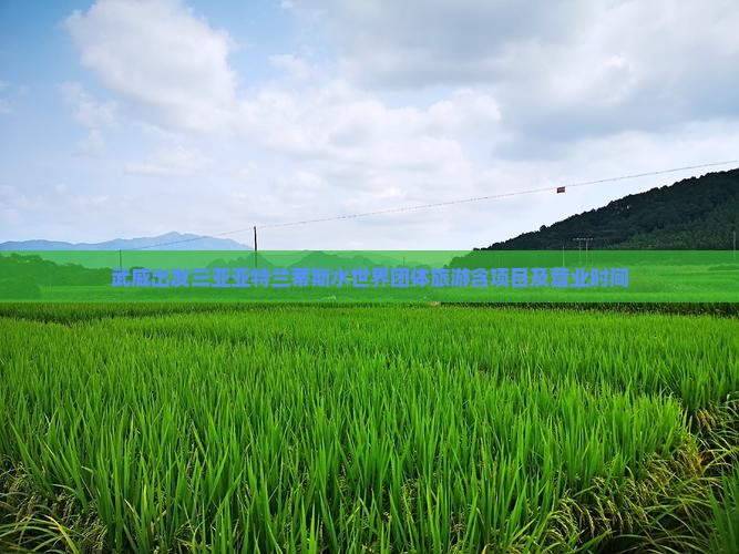 武威出发三亚亚特兰蒂斯水世界团体旅游含项目及营业时间