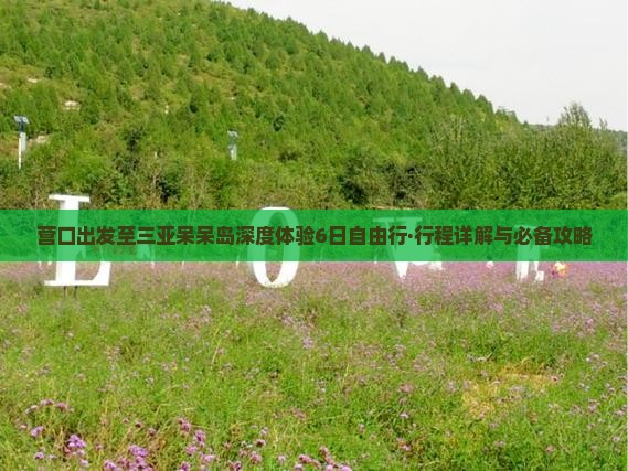 营口出发至三亚呆呆岛深度体验6日自由行·行程详解与必备攻略