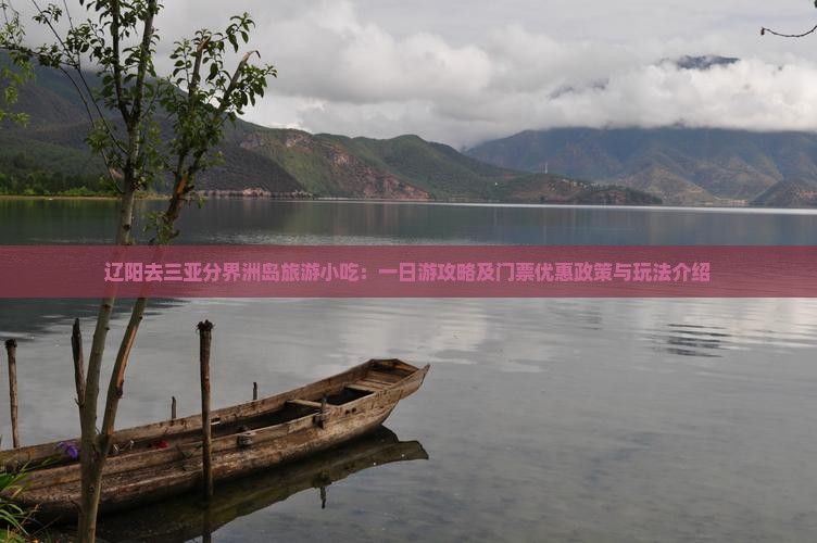 辽阳去三亚分界洲岛旅游小吃：一日游攻略及门票优惠政策与玩法介绍