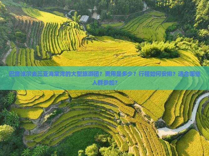 巴彦倬尔去三亚海棠湾大型旅游团