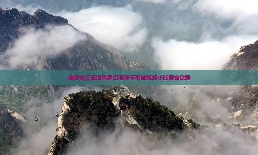 曲靖去三亚海昌梦幻海洋不夜城旅游小吃
