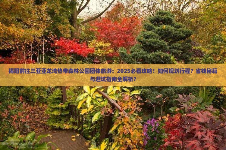 揭阳前往三亚亚龙湾热带森林公园团体旅游