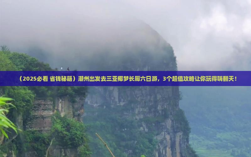 潮州去三亚椰梦长廊六日游
