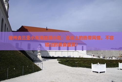 宿州去三亚小东海旅游小吃