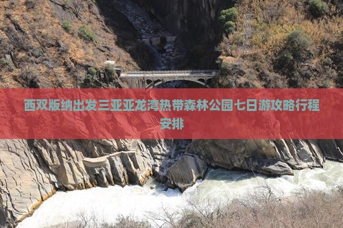 西双版纳出发三亚亚龙湾热带森林公园七日游