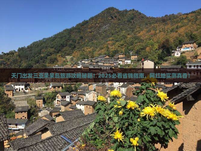 天门出发三亚呆呆岛旅游网红地点
