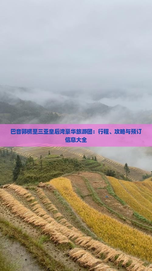 巴音郭楞至三亚皇后湾豪华旅游团：行程、攻略与预订信息大全