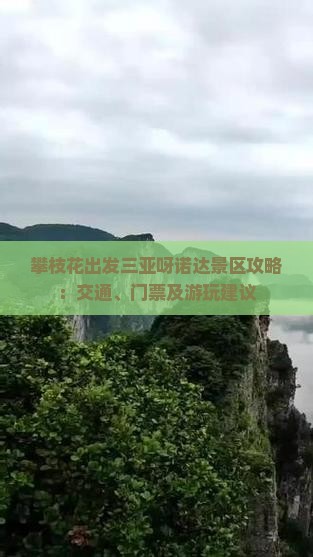 攀枝花出发三亚呀诺达景区攻略：交通、门票及游玩建议
