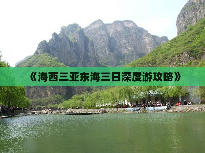《海西三亚东海三日深度游攻略》