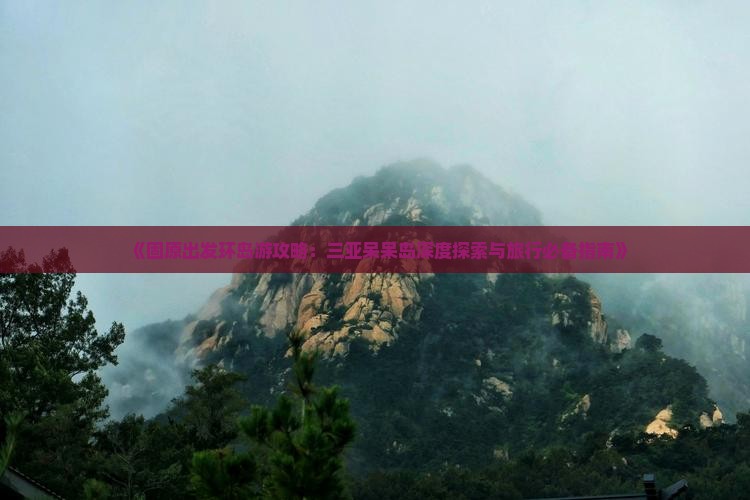 《固原出发环岛游攻略：三亚呆呆岛深度探索与旅行必备指南》