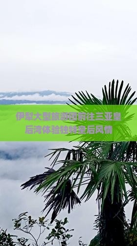 伊犁大型旅游团前往三亚皇后湾体验独特皇后风情