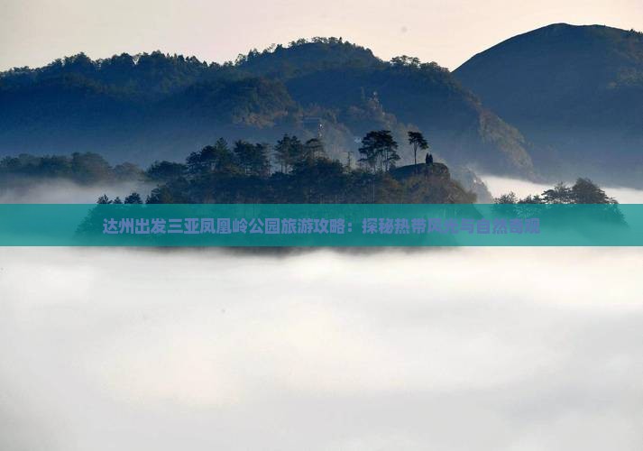 达州出发三亚凤凰岭公园旅游攻略：探秘热带风光与自然奇观