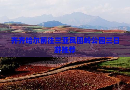 齐齐哈尔前往三亚凤凰岭公园三日游推荐