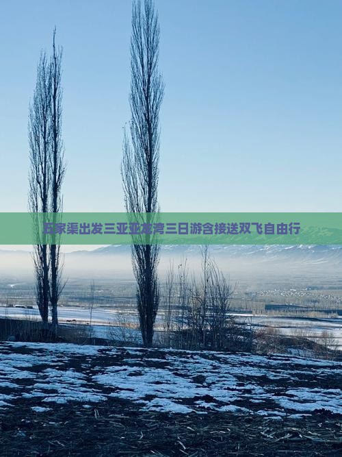 五家渠出发三亚亚龙湾三日游含接送双飞自由行
