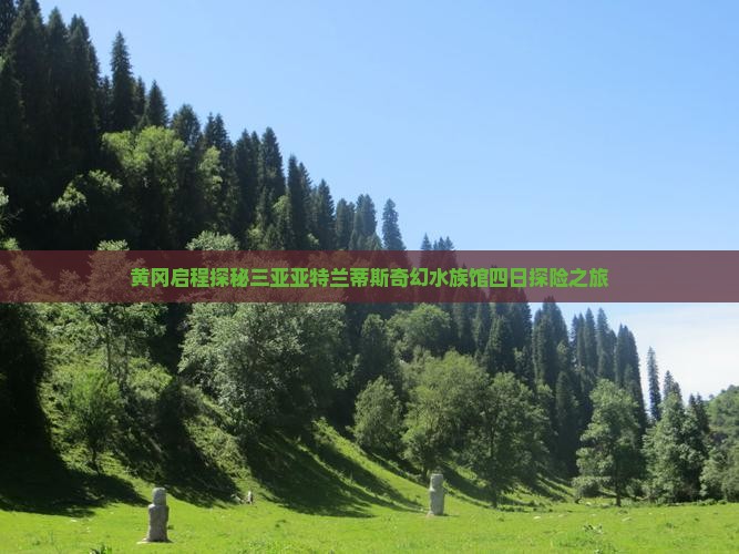 黄冈启程探秘三亚亚特兰蒂斯奇幻水族馆四日探险之旅