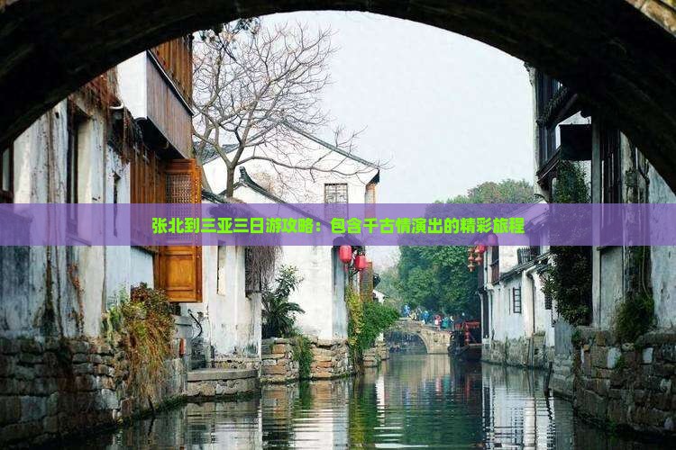 张北到三亚三日游攻略：包含千古情演出的精彩旅程
