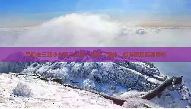 阜新去三亚小东海二日游：费用、路线、旅游团及距离解析