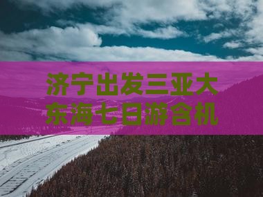 济宁出发三亚大东海七日游含机票酒店自游行