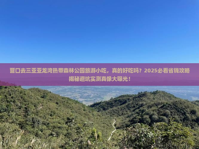 营口去三亚亚龙湾热带森林公园旅游小吃
