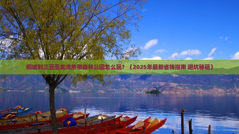 桐城出发三亚亚龙湾热带森林公园攻略