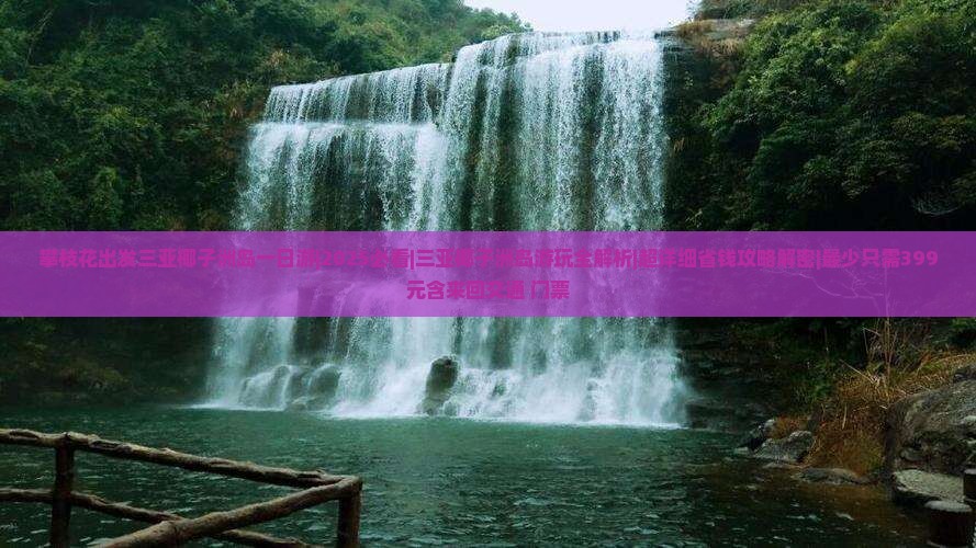 攀枝花出发三亚椰子洲岛一日游