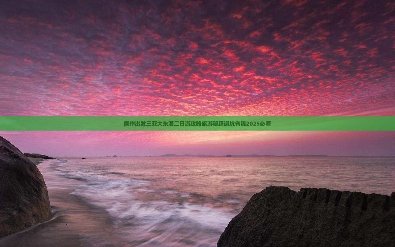 焦作出发三亚大东海二日游