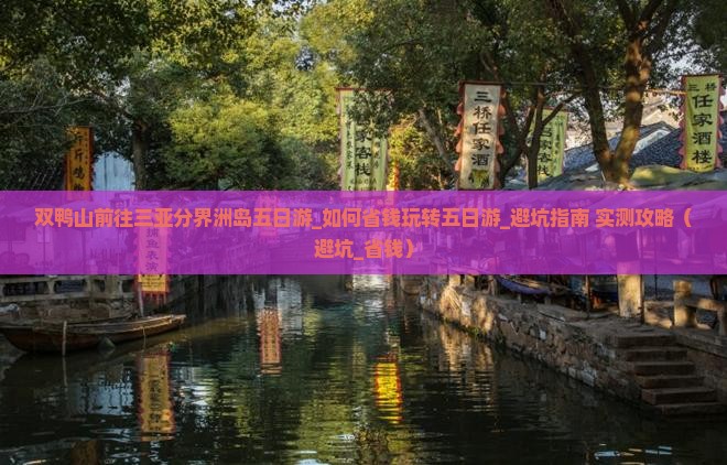 双鸭山前往三亚分界洲岛五日游