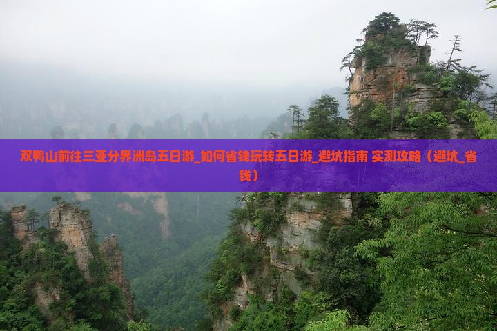 双鸭山前往三亚分界洲岛五日游