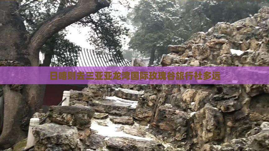 日喀则去三亚亚龙湾国际玫瑰谷旅行社